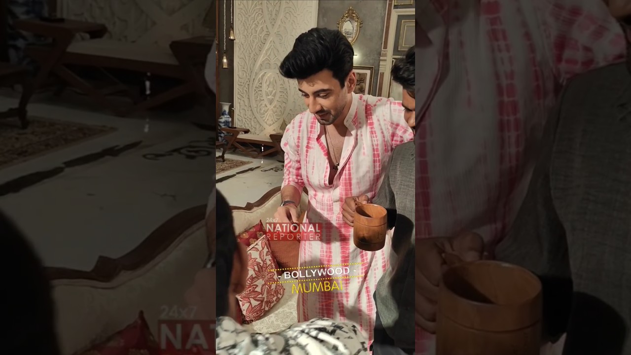 Safal Hogi Teri Aradhana Serial Actor Karan Vir Sharma and Aditi Shetty Back To Back Masti On Sets