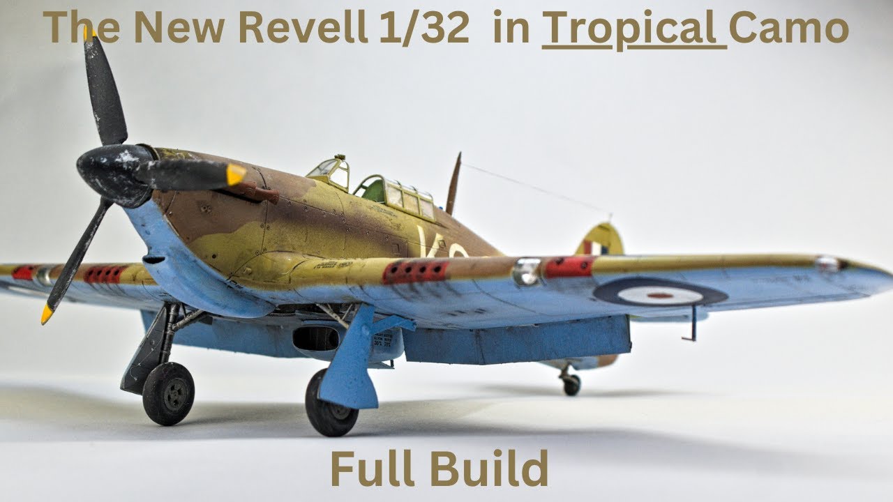 This Kit Didn’t Come with Tropical Camo… So I Made It Myself | Revell Hurricane 1/32