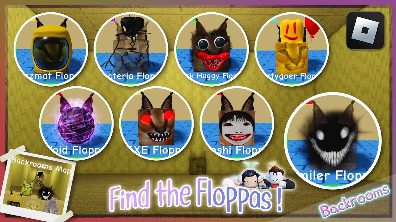 😸Найдите морфы Флоппы - ⚠️#12.Картаподсобныхпомещений⚠️ - 🎮ROBLOX