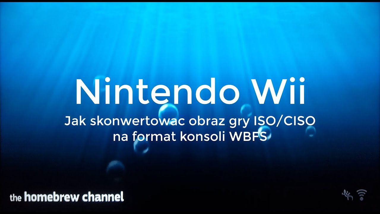Jak skonwertowac obraz gry ISO/CISO na format WBFS konsoli Nintendo Wii - Tutorial !
