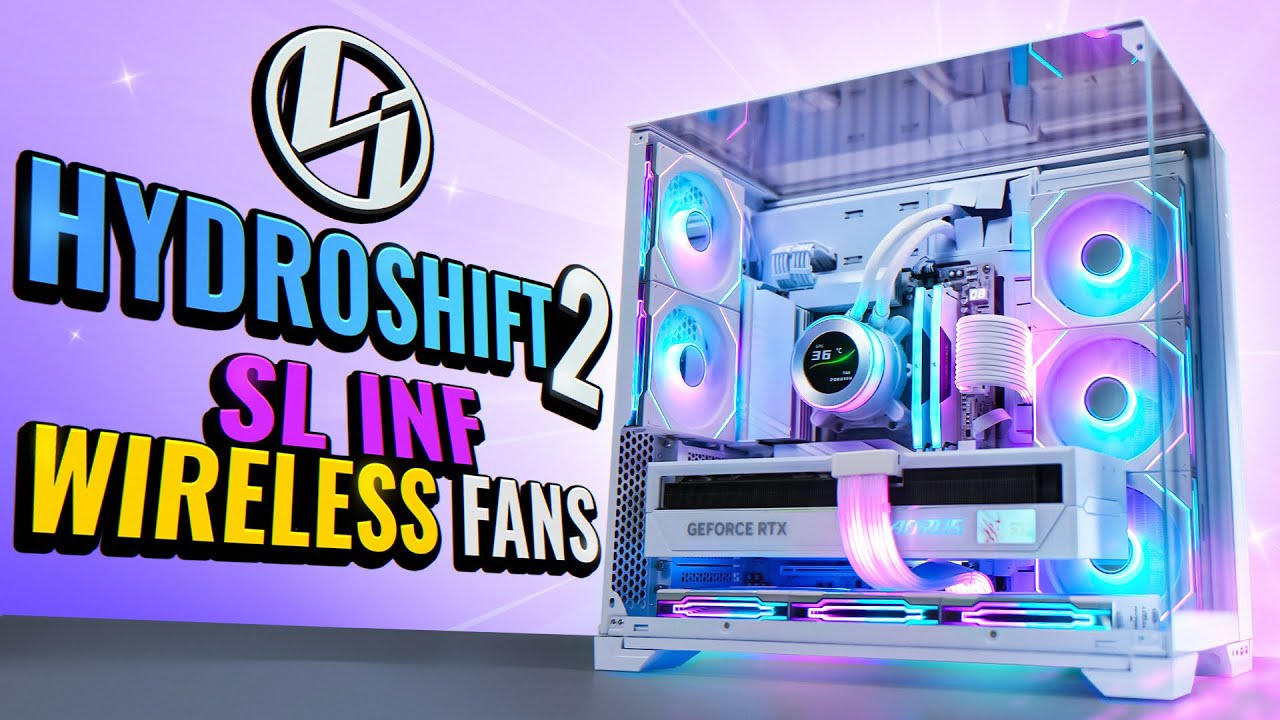 New Lian Li Hydroshift II Cooler + SL INF Wireless Fans!
