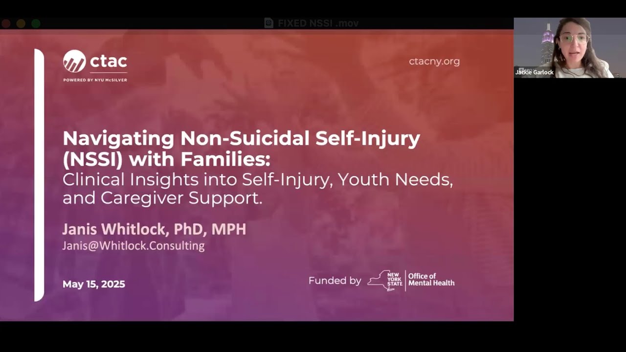 Navigating Non-Suicidal Self-Injury (NSSI) with Families