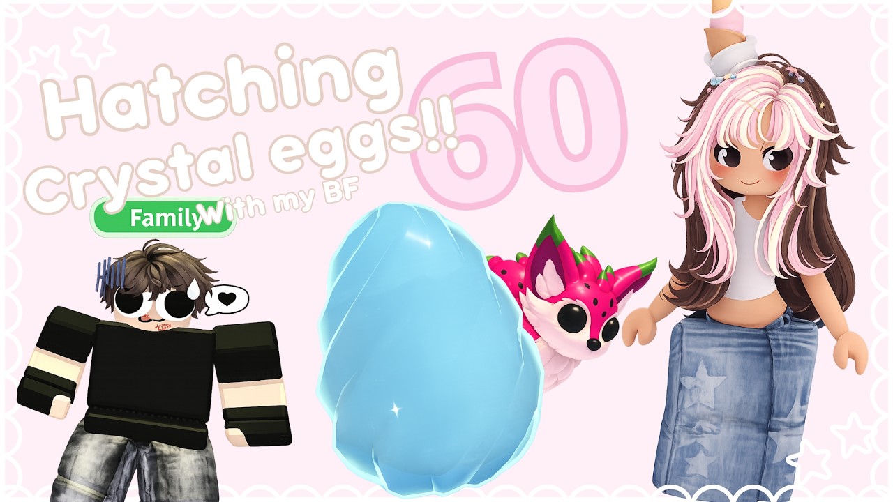 I GOT IT!?// Hatching 60 crystal eggs with my bf!!