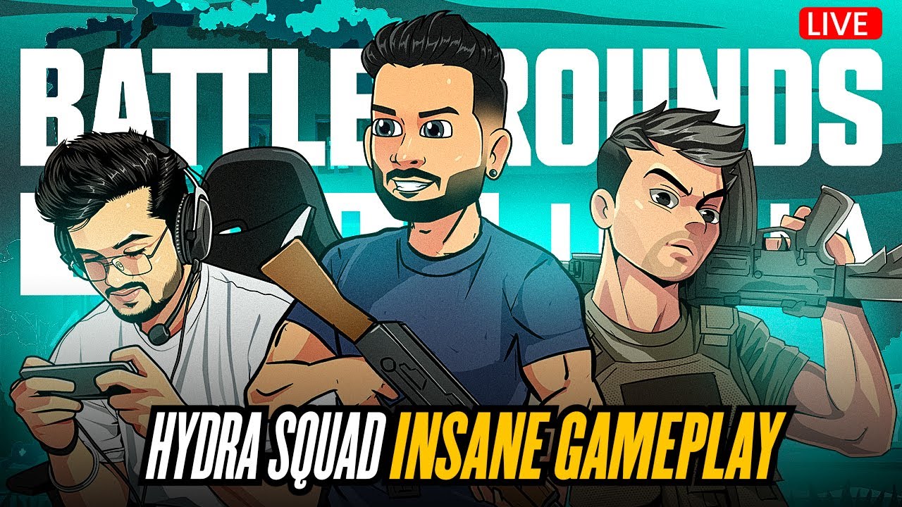 HYDRA SQUAD INSANE GAMEPLAY IN BGMI | HYDRA CLAN 🐉🐉 #hydra #hydraclan