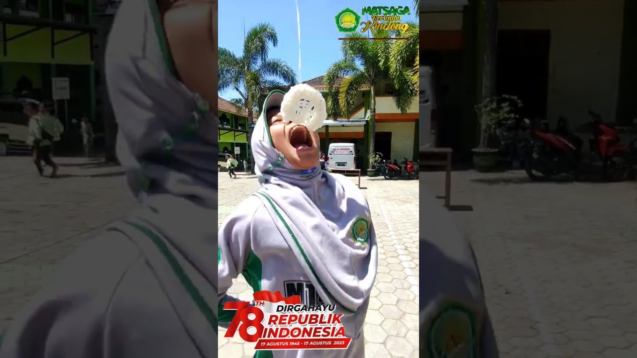 SERUUU!! Lomba 17 an Makan Kerupuk MTsN 3 Wonogiri