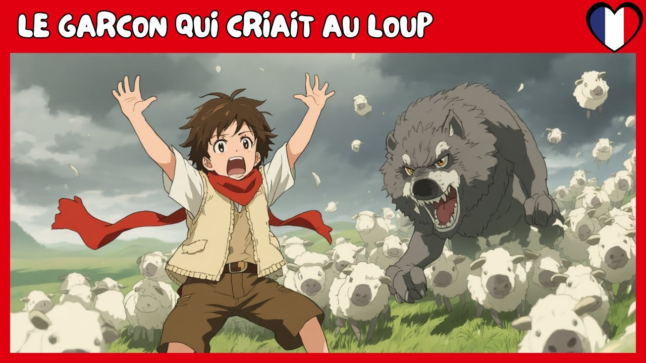 🧑‍🦱🐑Le Garçon qui Criait au Loup 🐺| Histoire en Français pour Enfants