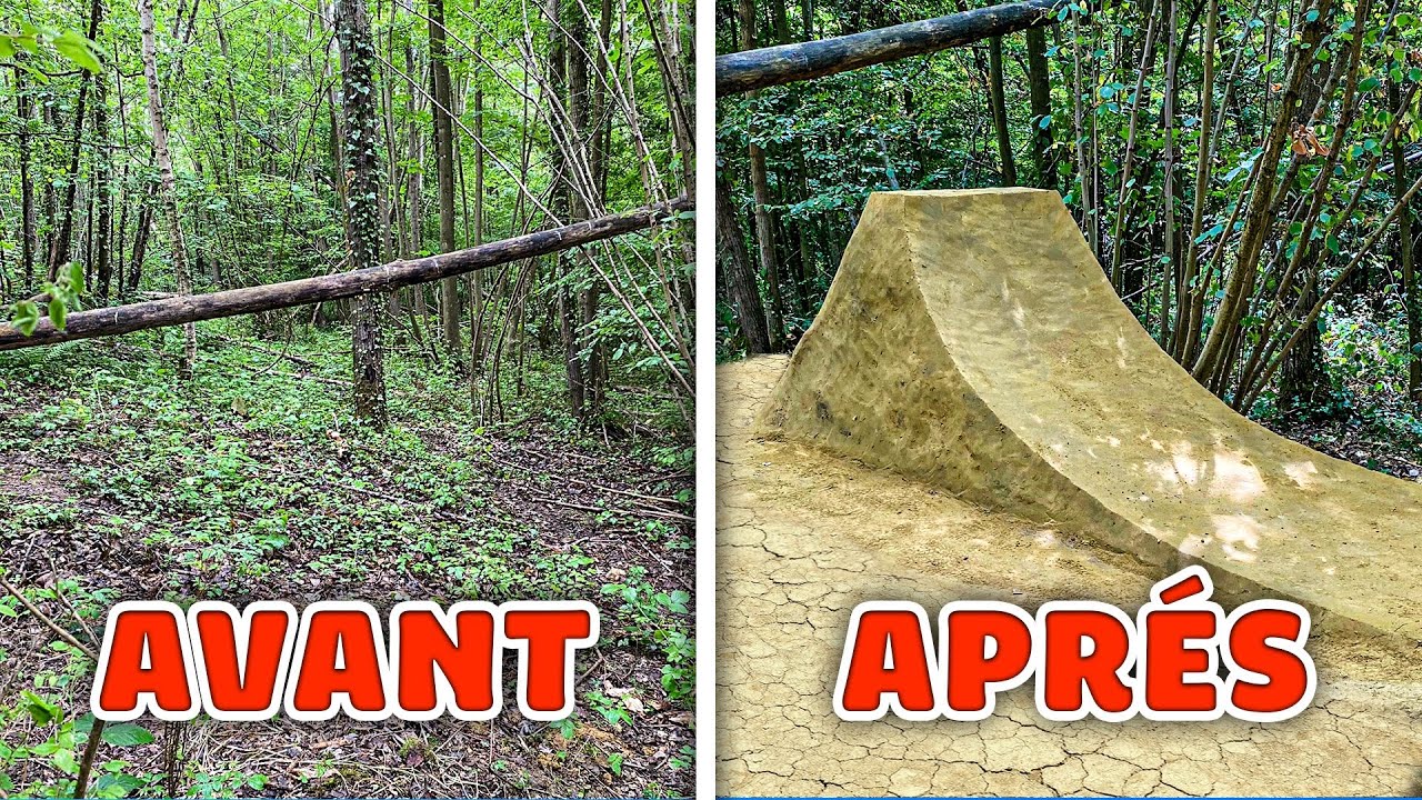 Construit ta bosse : tuto bmx/vtt             How to build dirt jump !!!
