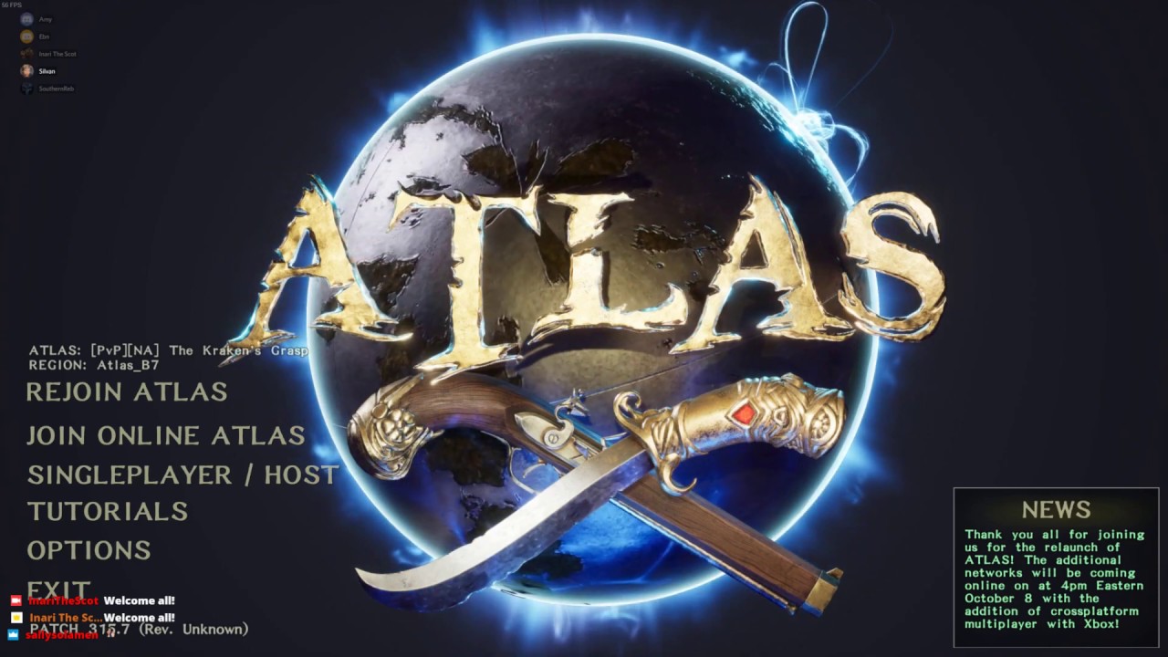 ATLAS PVE Server Launch - Dash for Land