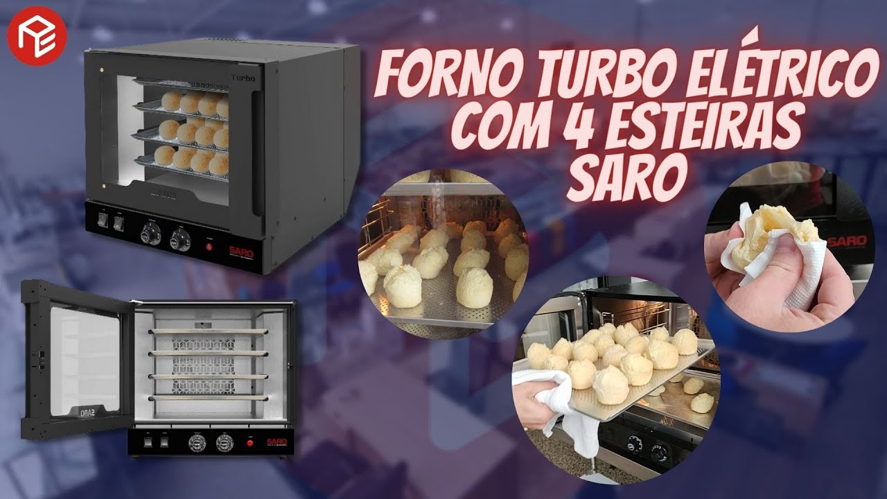 Apresentação forno elétrico com 4 esteiras FT11/FT12, peça o seu na A Exclusiva