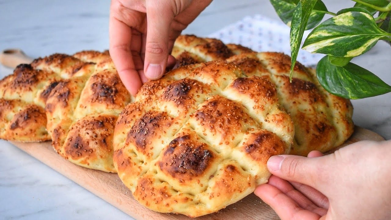 RAMAZAN PİDESİ TARİFİ 😍 Yumurta yok ❗ Pamuk gibi ve Kabarık bu tarifi mutlaka deneyin💯