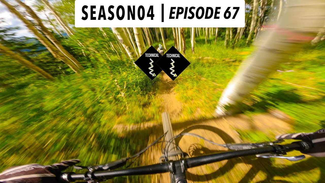 riding my first DOUBLE BLACK TECH trail at DEER VALLEY!