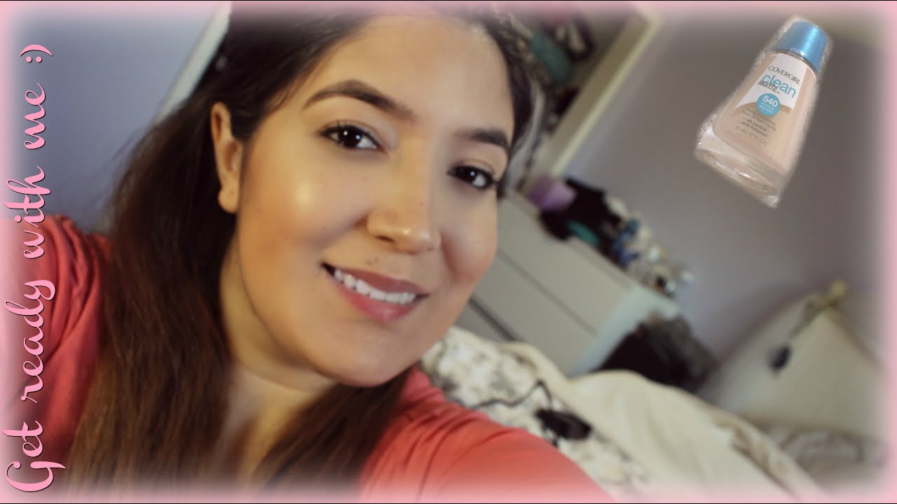 GRWM- Testing out Covergirl Clean Matte Foundation