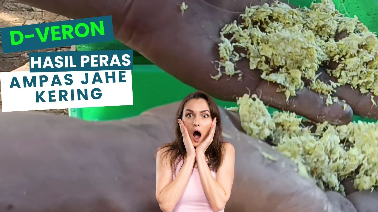MESIN PERAS JAHE AMPAS DARI PERASAN SANGAT KERING