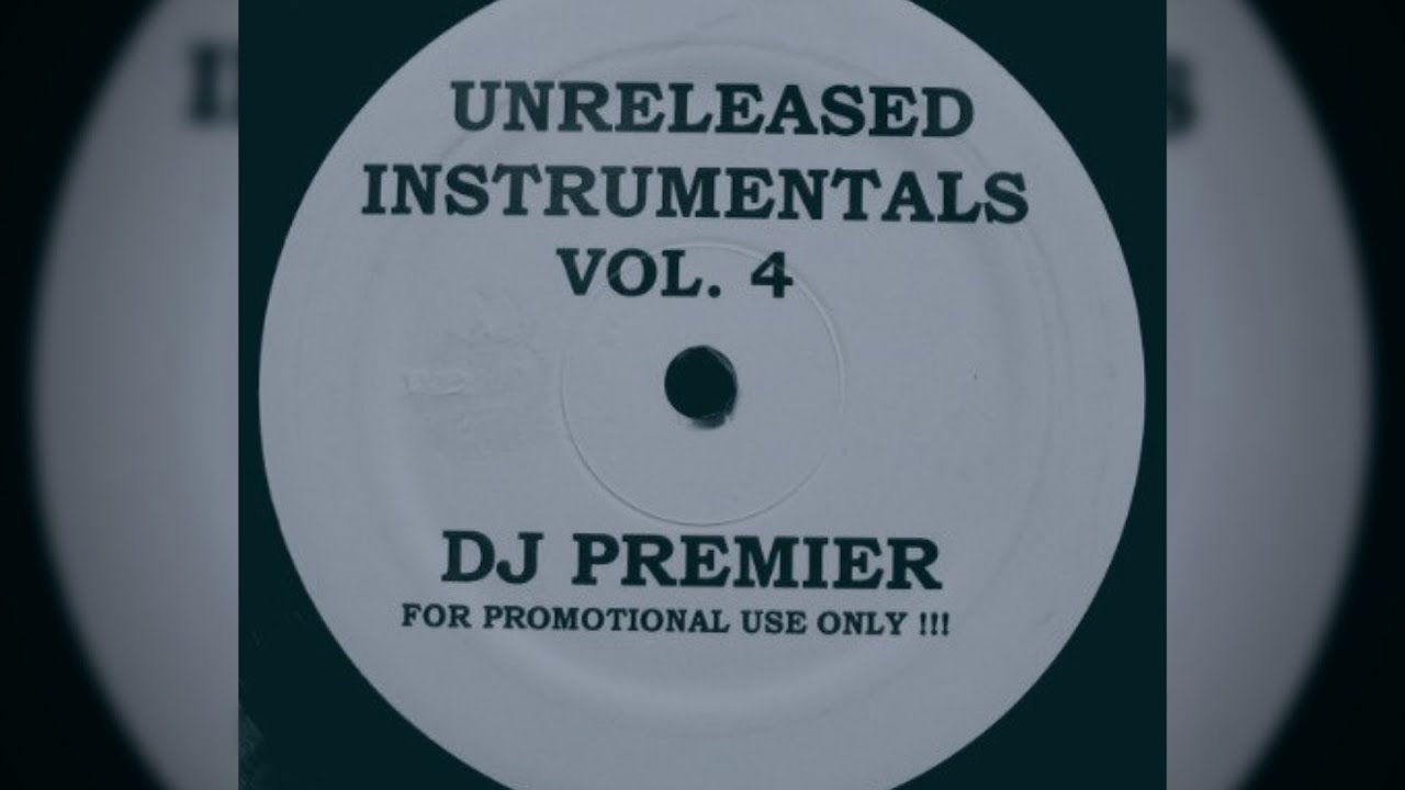 DJ Premier — Unreleased Instrumentals Vol. 4 (Vinyl), Hip Hop Beat, 90s Rap Tracks