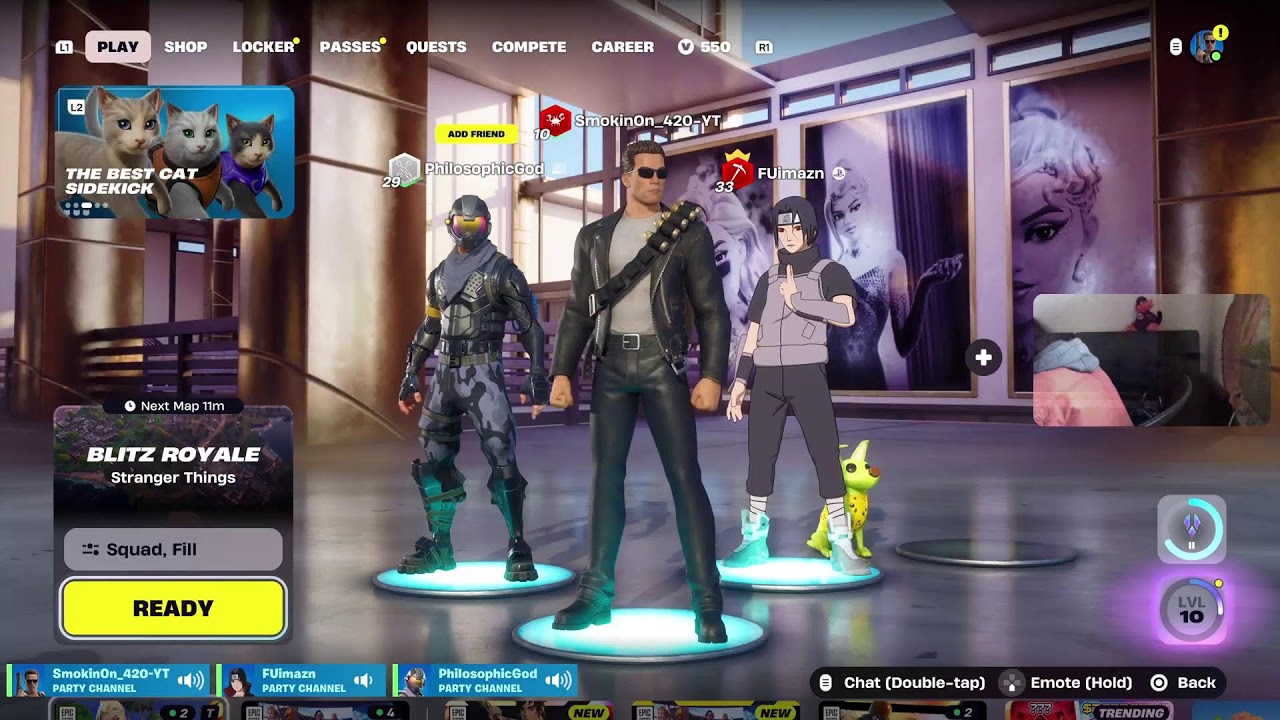 Fortnite w/ the squad 🔥🎮
