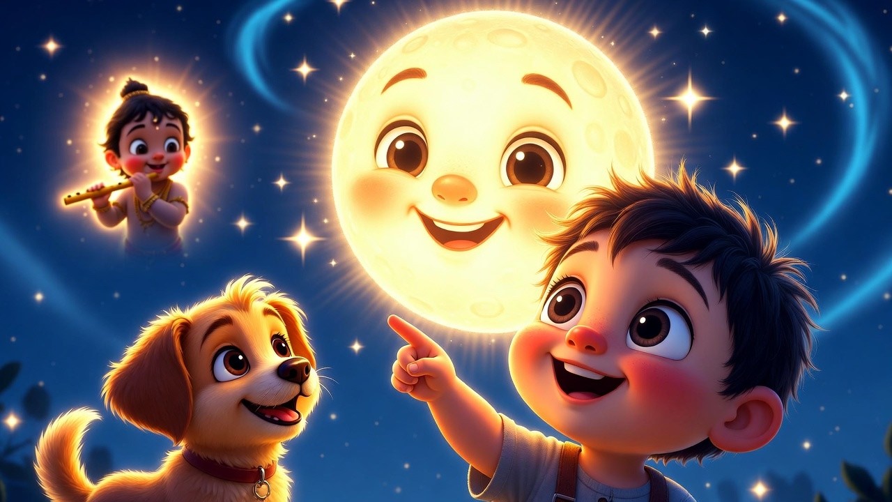 Chanda Mama Door Ke | चंदा मामा l Hindi Rhymes And Kids Songs l TOYToon Tv Hindi Rhymes