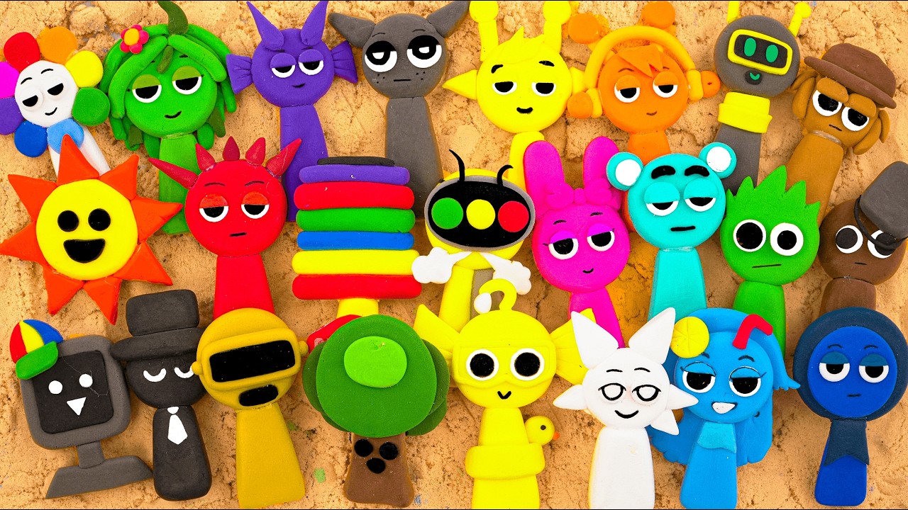 💖Paper DIY💖 GUESS which Clay Incredibox SPRUNKI BLIND BOX Unboxing |How To Make by Mr.Blind Bag ASMR