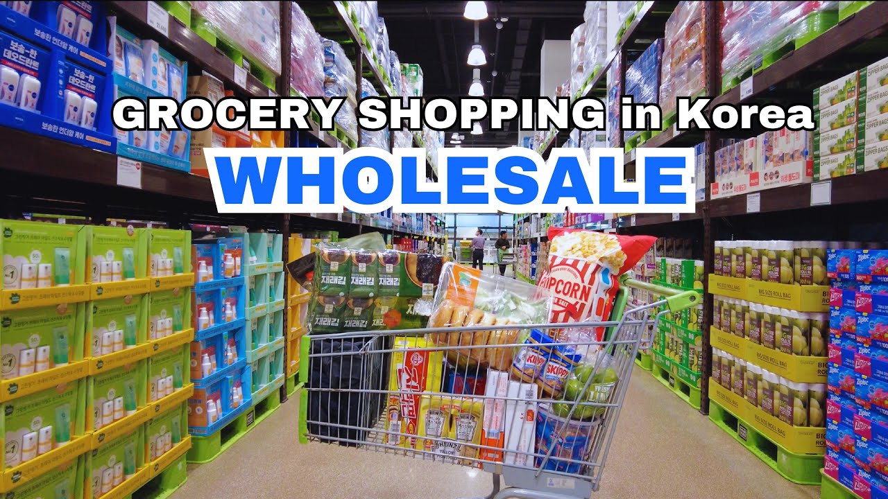 Grocery Shopping in Korea | Wholesale Grocery with Prices | Korean Costco | Shopping in Korea