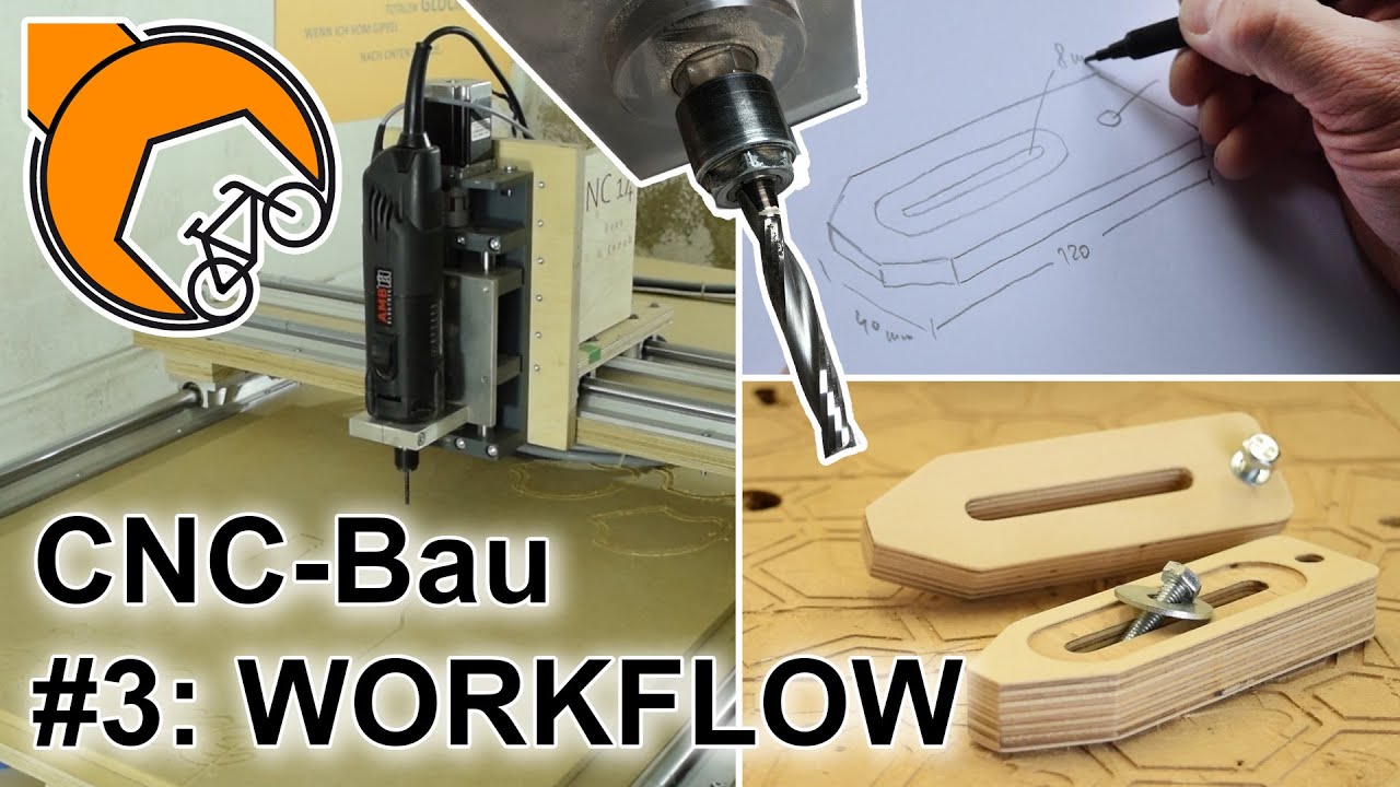 CNC-Fräse selbstgebaut #03 Workflow ( Idee zum Werkstück, Illustrator, Estlcam)