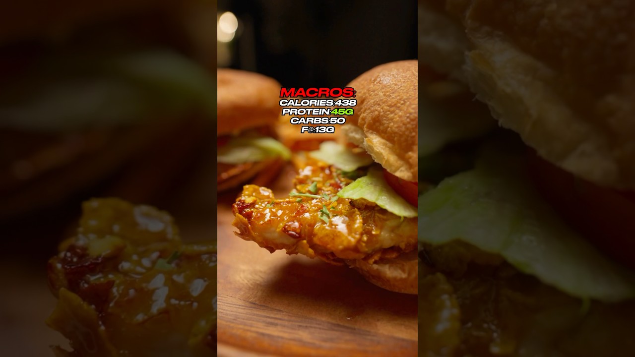The BEST Diet Friendly Chicken Sandwich I&rsquo;ve Made (crispy🤤)
