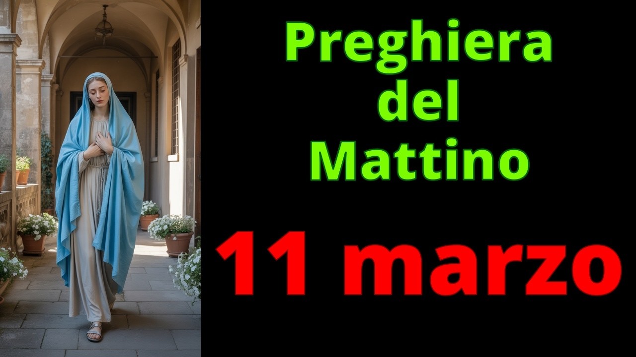 PREGHIERA del MATTINO - MARIA - 11 marzo