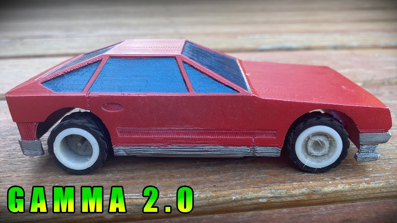 The Gamma 2.0 - Printed in Place RC Car