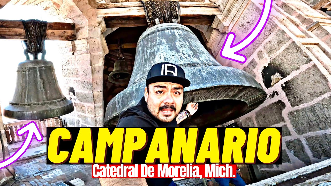CAMPANARIO de la CATEDRAL de Morelia, Michoacán | detalle a detalle | IMPRESIONANTE 🔔