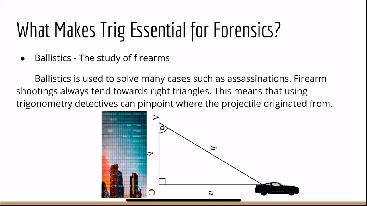 Trigonometry forensics