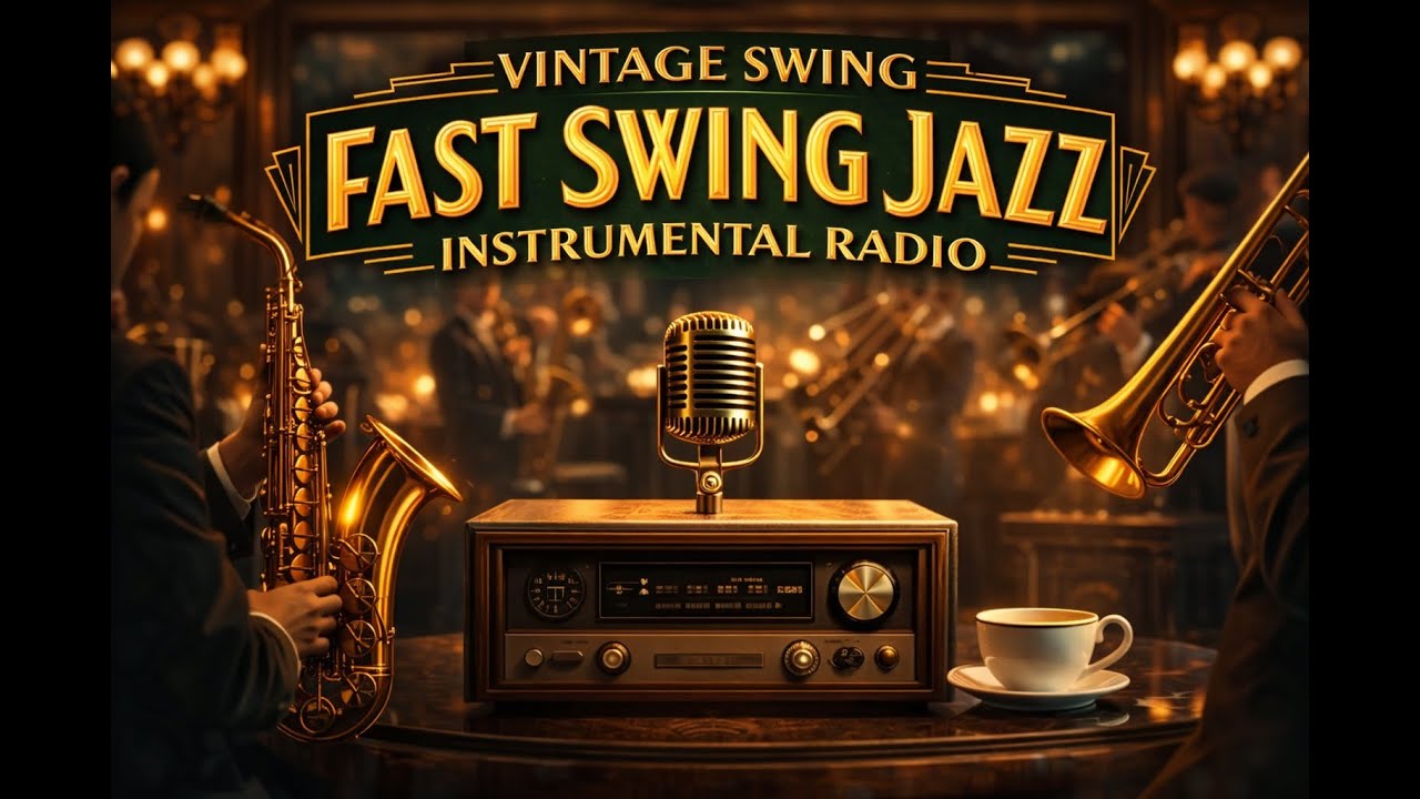 Fast Swing Jazz for Working 🎷 | Vintage Swing Jazz Radio
