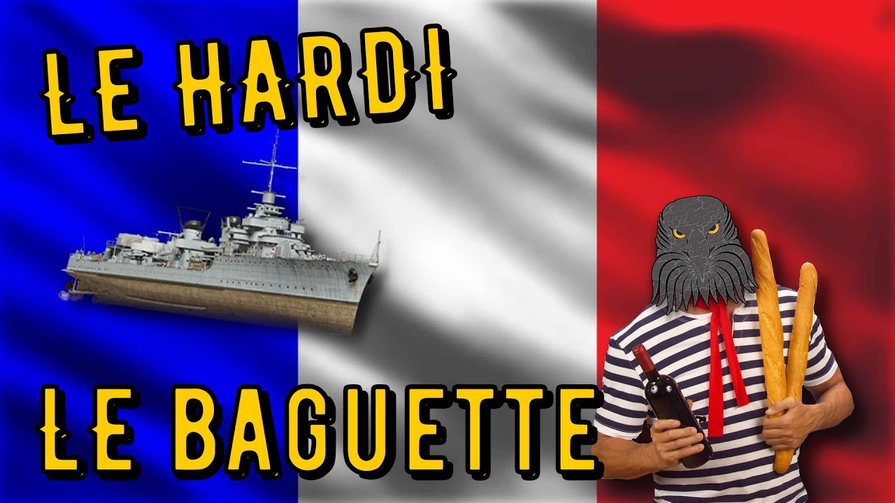 World of Warships Legends - LE HARDI - Tier 6 - Le Baguette! [deutsch/ gameplay]