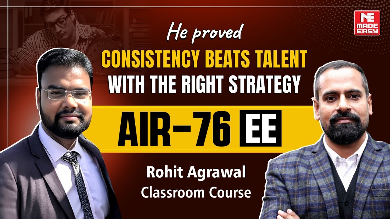 GATE 2026 AIR 76 Strategy | From 588 to 76 Rank | Toppers' Talk | GATE Result 2026 Guide!