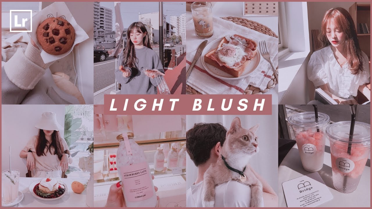 Light Blush Pink Tone Korean Preset | Free Lightroom Mobile Presets | Lightroom Editing Tutorial