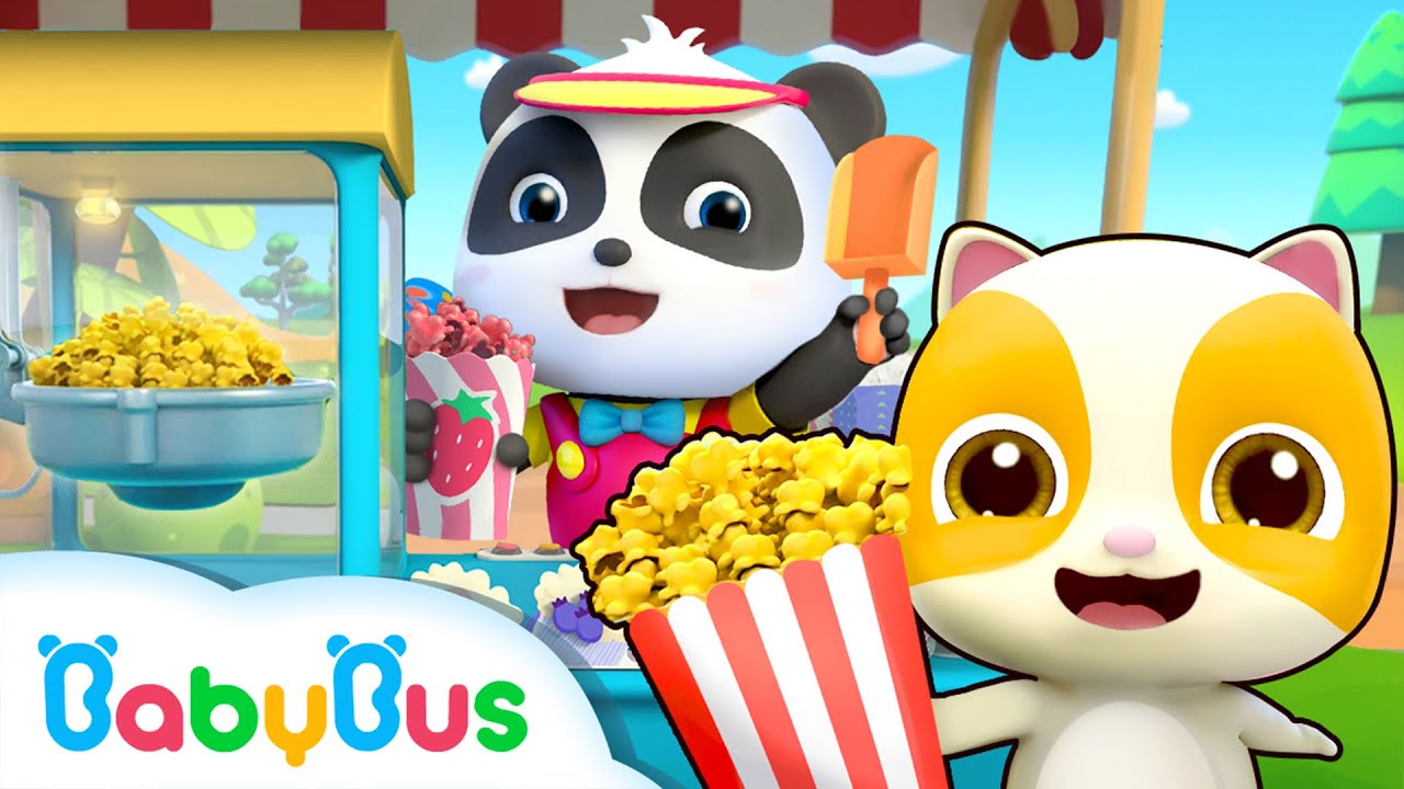 Popcorn delicios 🍿 Învățăm culorile și fructele | Cântece BabyBus în Română