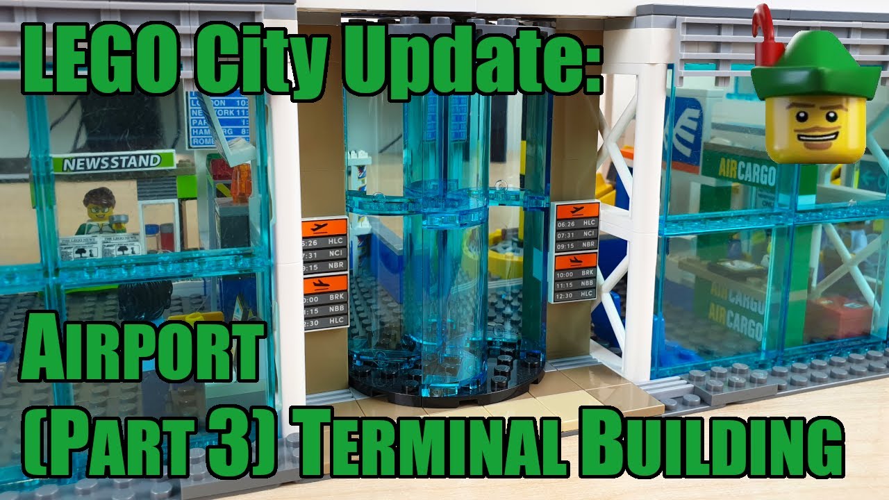 Обновление LEGO City — Аэропорт, часть 3 — MOC здания терминала 🛬🛫🏹