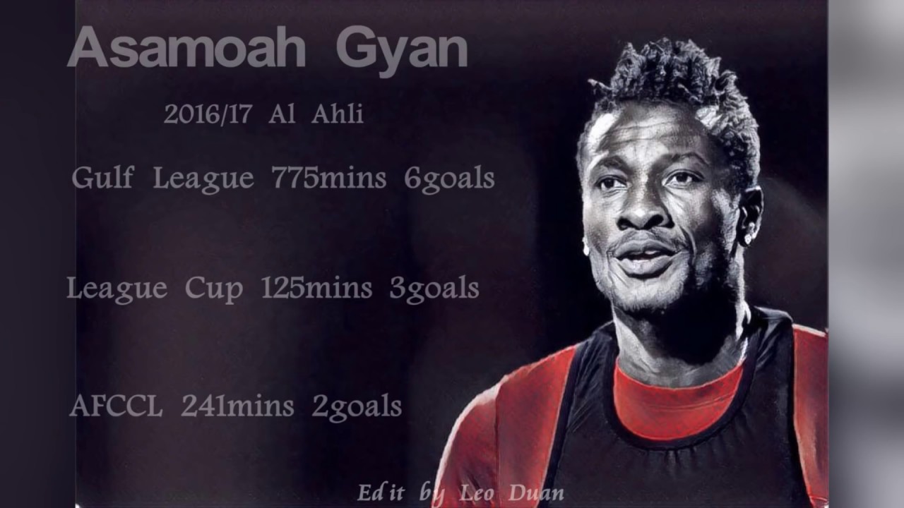 Asamoah Gyan 2016/17 All Goals-Al Ahli-Ghana