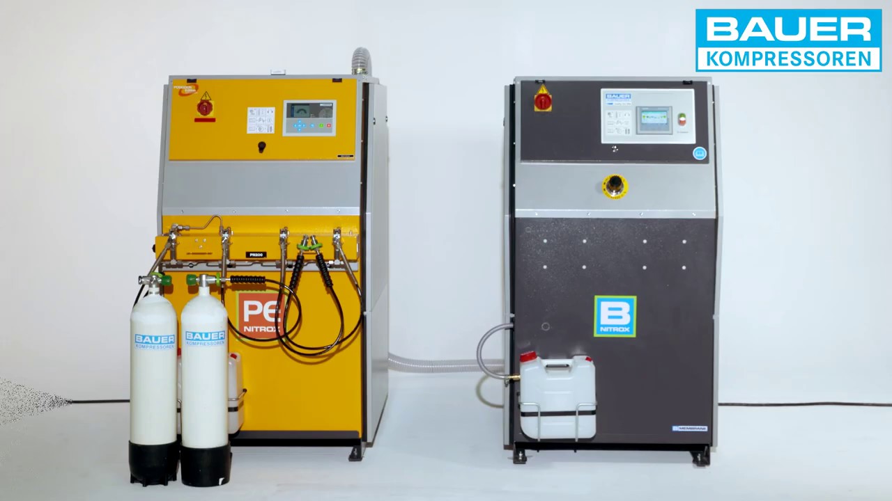 B-MEMBRANE system from BAUER for generating Nitrox