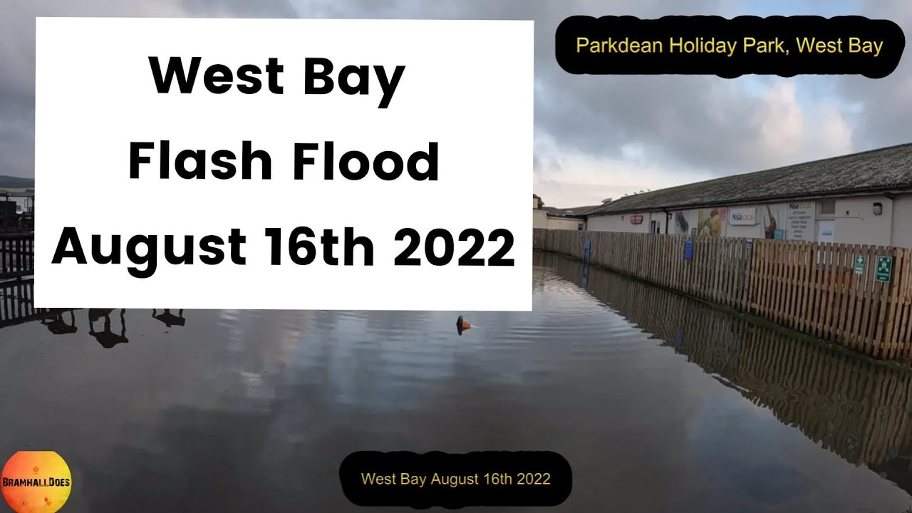 West Bay, Dorset - Flash Flood August 16th 2022