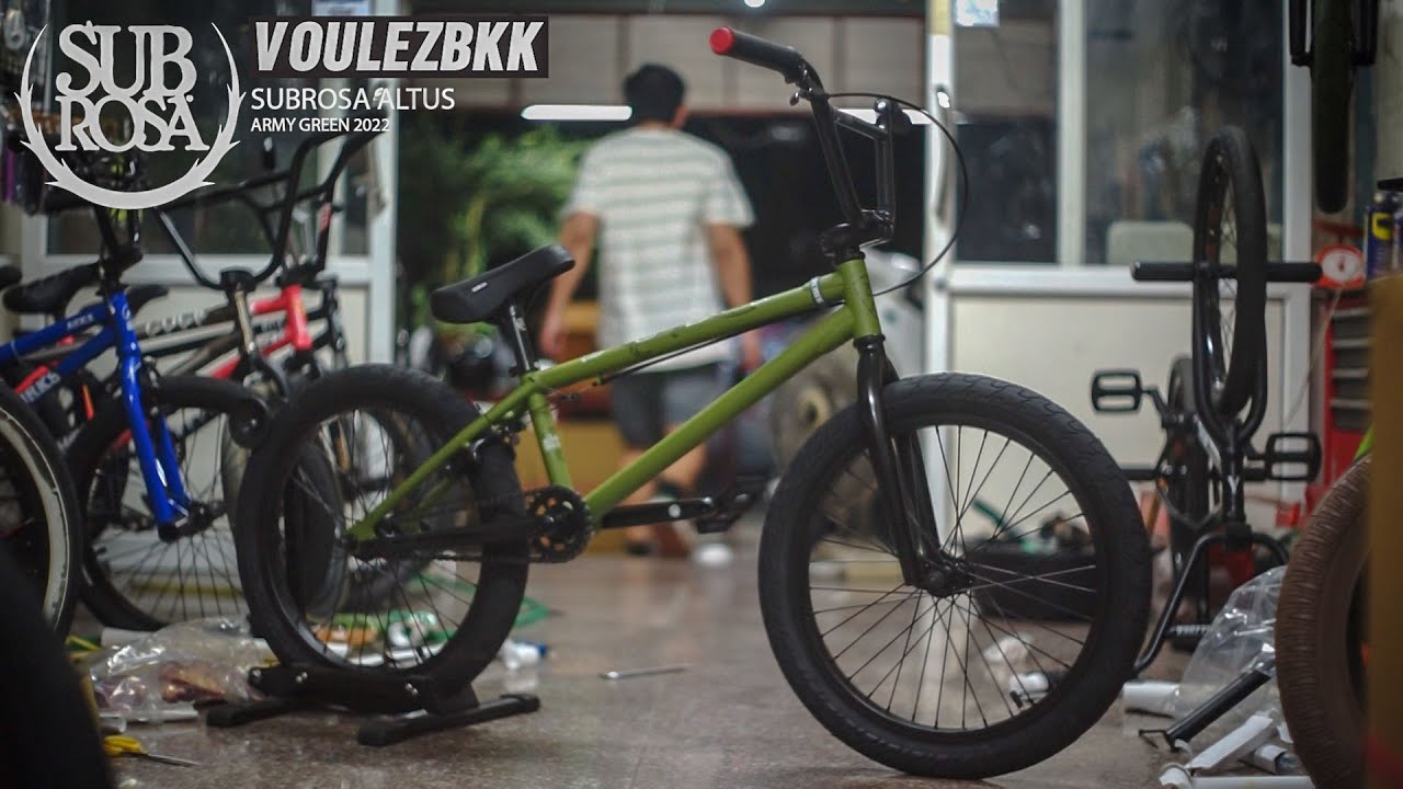 REVIEW BMX SUBROSA ALTUS ARMY GREEN 20