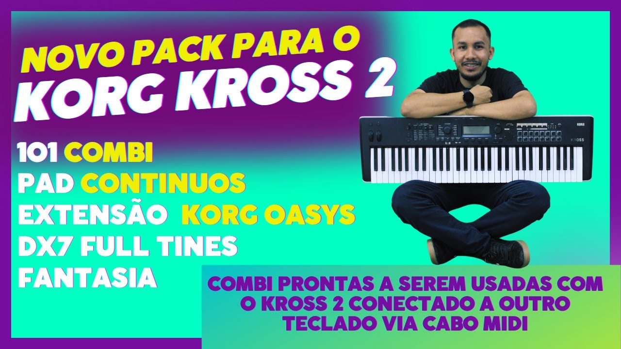 PACOTE DE TIMBRES PARA KORG KROSS 2