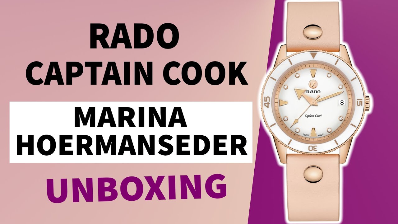 RADO Captain Cook Marina Hoermanseder R32139708 Unboxing