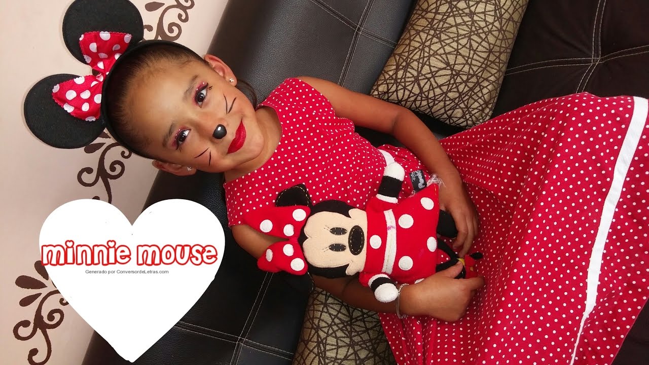 Maquillaje de Minnie Mouse súper fácil| TutoKids| CindyLu|