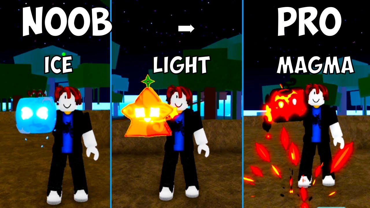 Noob to Pro But I use One Piece Admiral Fruits in BLOXFRUITS Roblox
