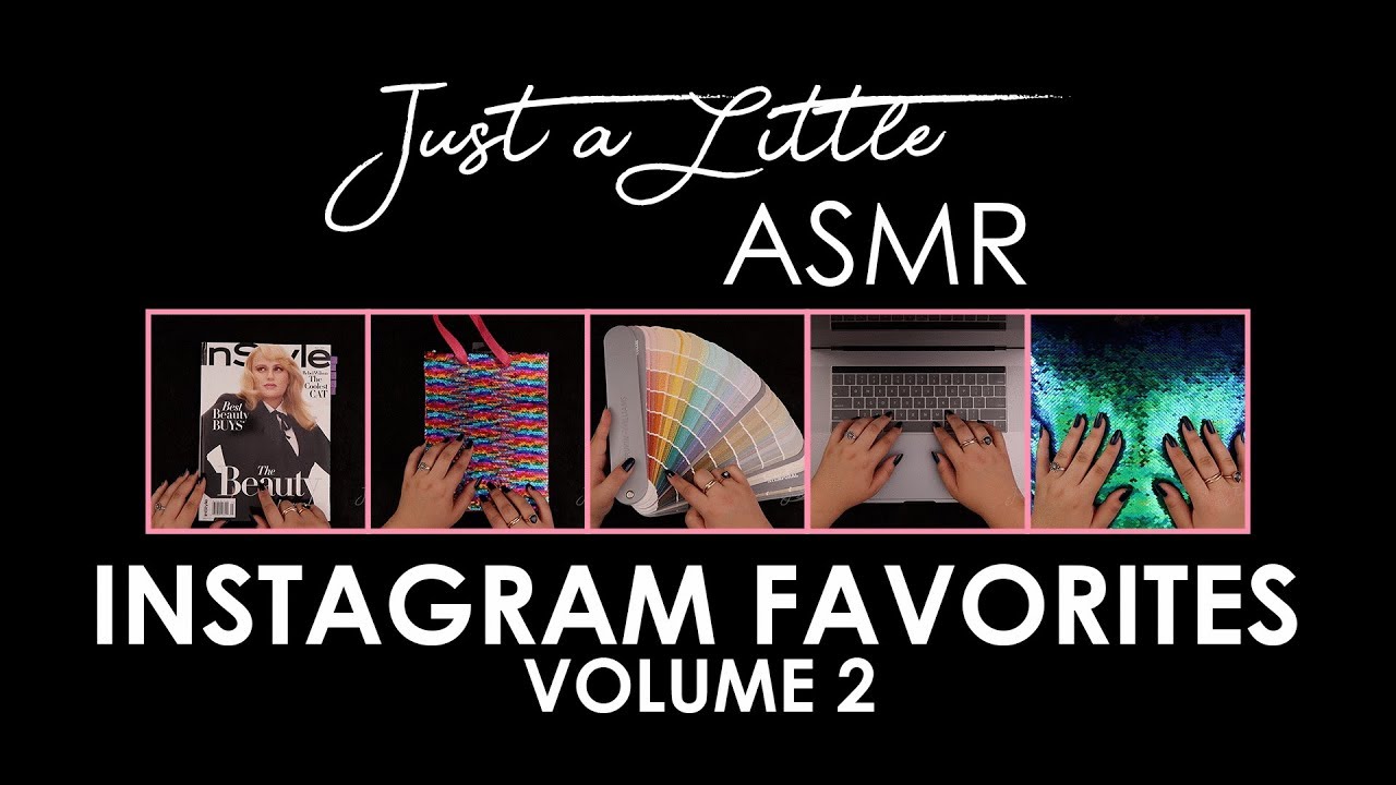 Ep. 17: Instagram Favorites Vol. 2 (ASMR boxes, tracing, typing, mermaid, makeup, no talking)