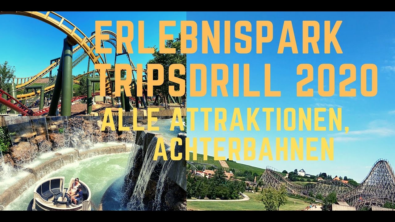 ERLEBNISPARK TRIPSDRILL 2020 ALLE ATTRAKTIONEN, ACHTERBAHNEN
