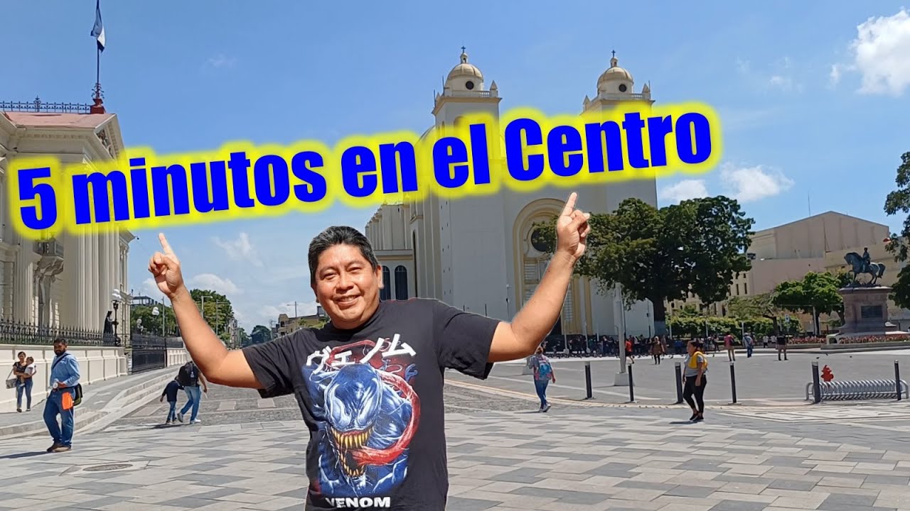 #5minutos en el #centrohistórico de #sansalvador #julio2024 #recorridourbano x PLAZA BARRIOS