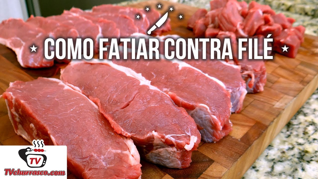 Como Fatiar Contra Fil&eacute; - Tv Churrasco