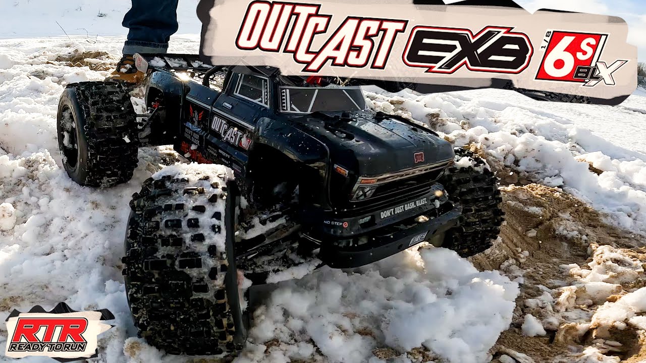 RC-Auto im Winter! ARRMA OUTCAST EXB RTR 6s