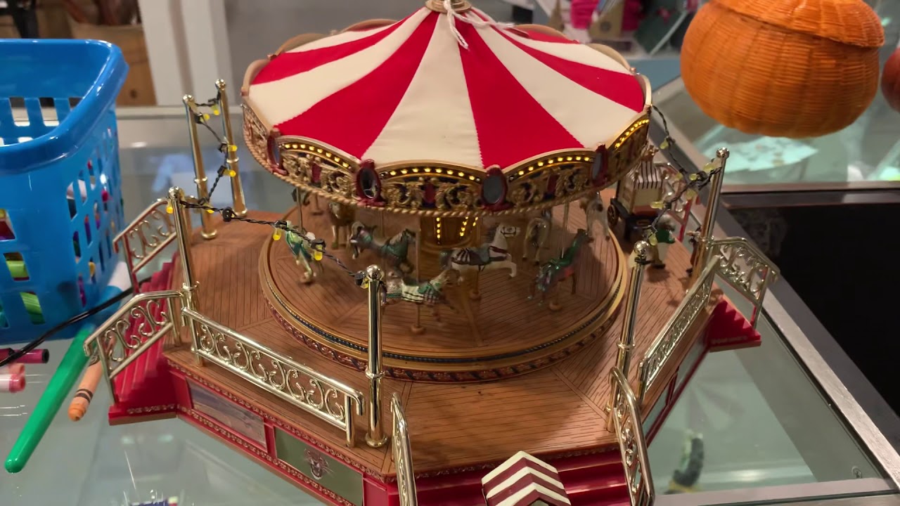 Mr Christmas worlds fair carousel
