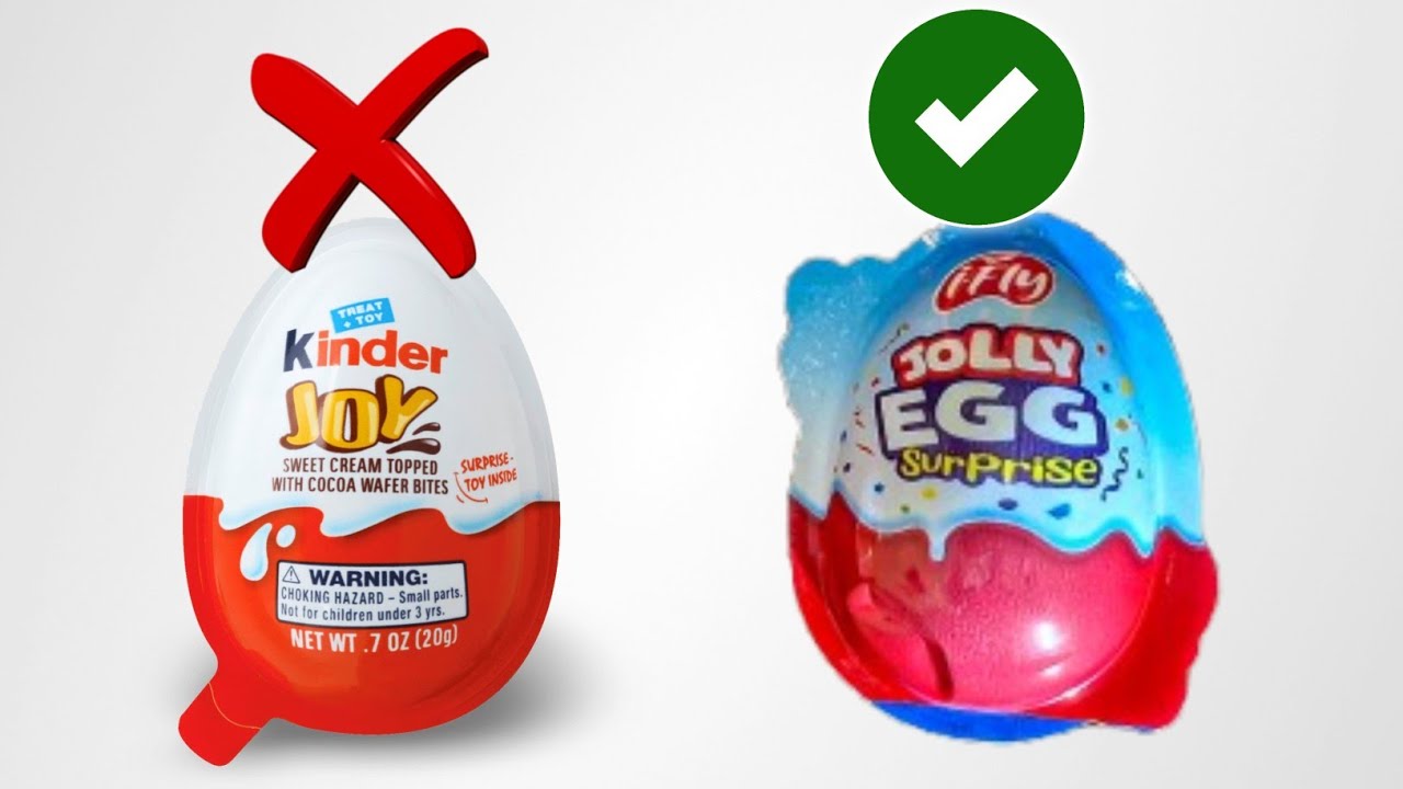 FAKE KINDER JOY Vs KINDER JOY 