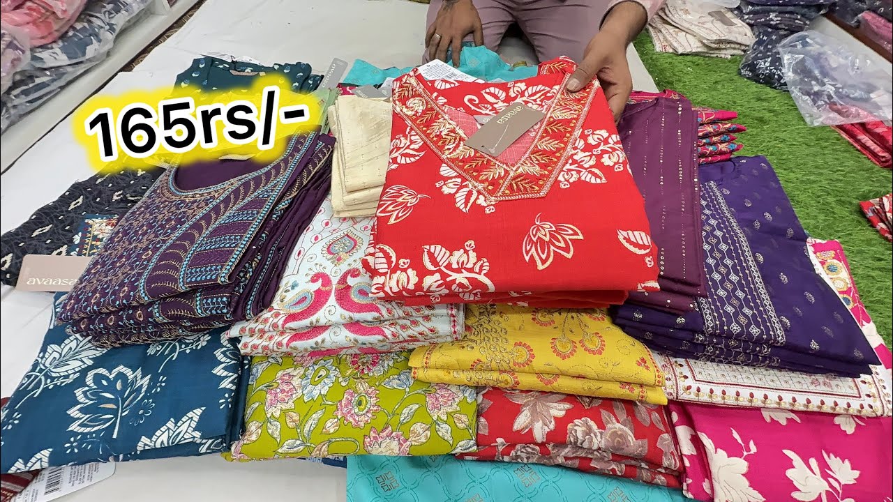 chickpet wholesale kurtis & co-oder sets @165rs| single piece available | partywear kurties